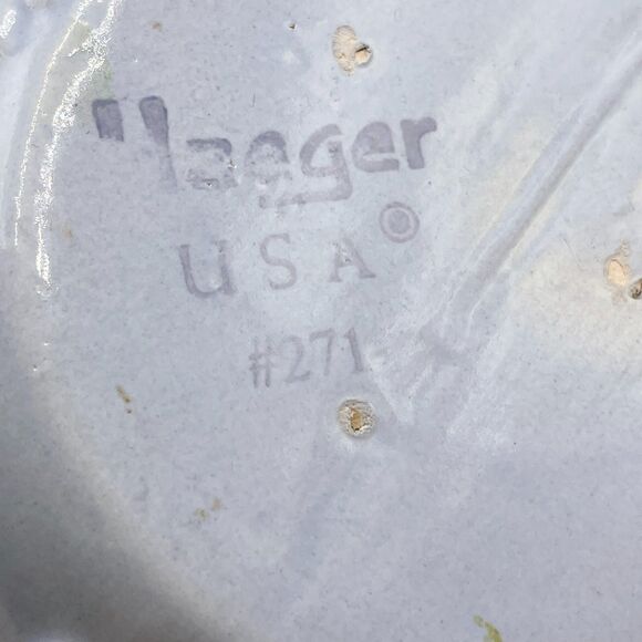 Vintage Haeger Pottery Owl Mug Planter Blue "Good Night and Sleep Tight" Ceramic - Picture 7 of 10